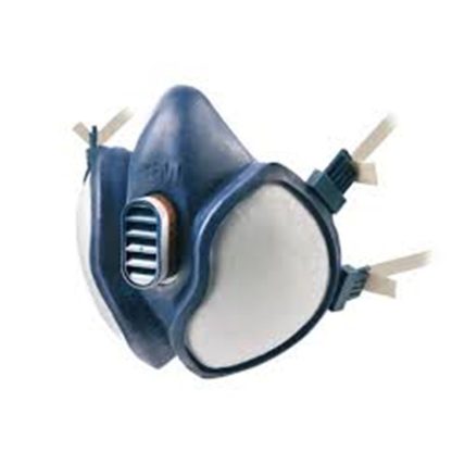 Halfgelaatmasker 3M blauw, 2 filters, herbruikbaar